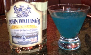 Blue Cocktail Beverage